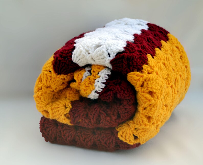 Sports Team Crochet Blanket Crochet Afghan Lap Blanket Etsy