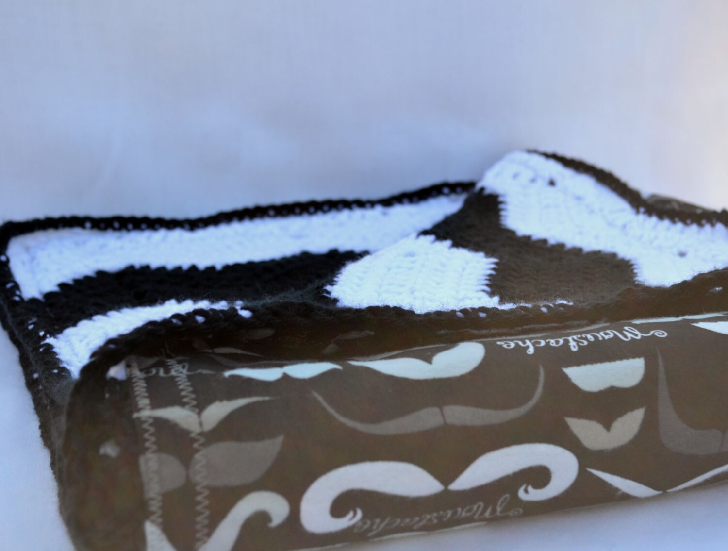 Mustache crochet baby blanket baby shower gifts nursery