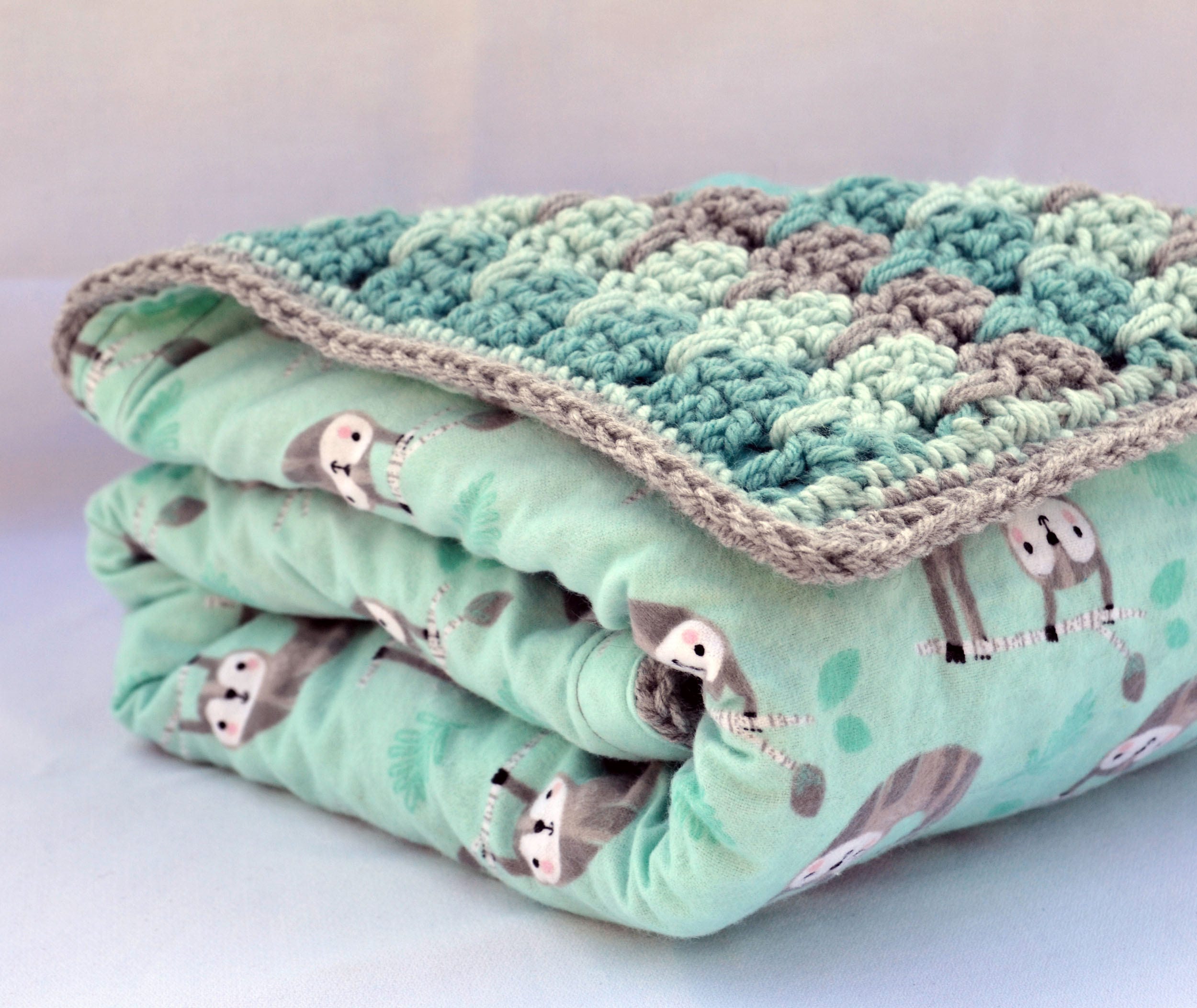 Sloth crochet baby blanket baby shower gifts nursery | Etsy