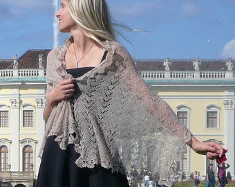 WOOD FAIRY Lace stole (PDF) Knitting Pattern