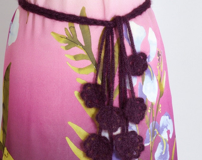 FLORAL BELT knitting instructions (PDF)