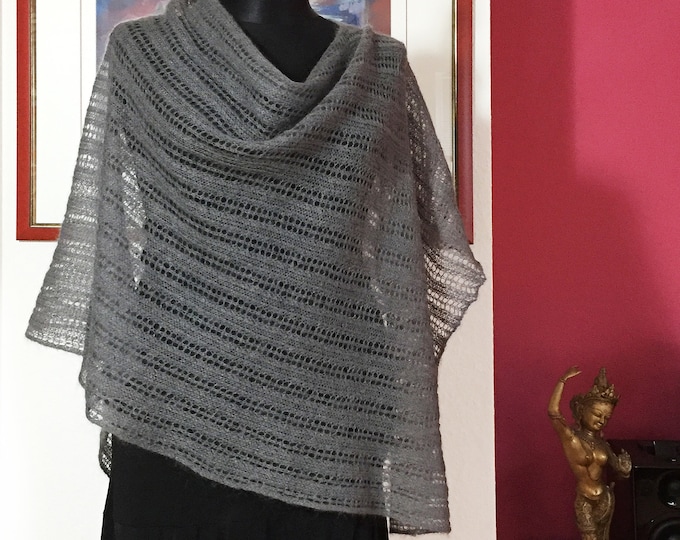 REBECCA openwork poncho (PDF) instructions