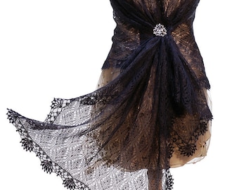 VICTORIA Fine Art Lace Stole superfine Pattern (PDF)