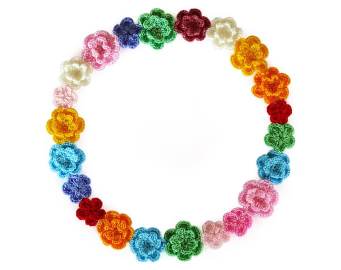 JOY Crochet Flower Necklace (PDF) Pattern