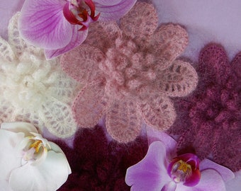 CHRYSANTHEMUM Crochet Brooches (PDF) Crochet pattern