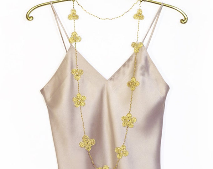 JANI Crochet Flower Necklace (PDF) Instructions