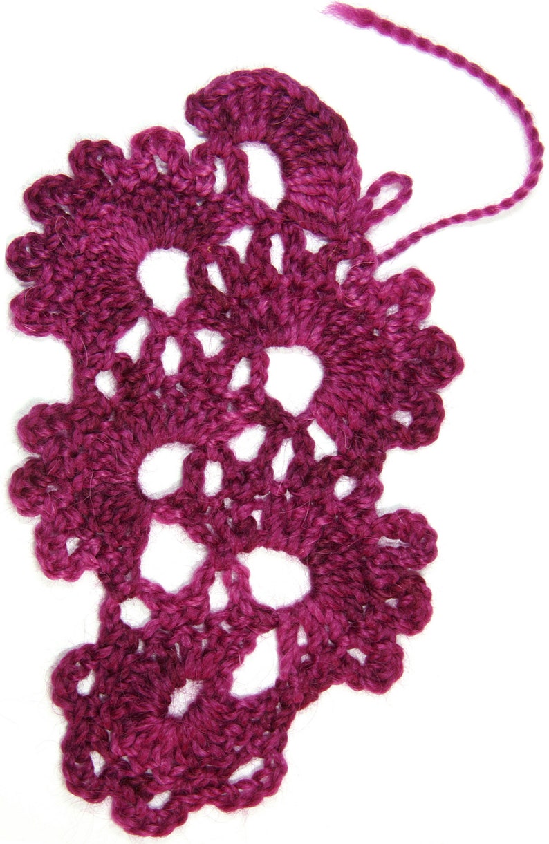 QUEEN ANNE's Lace Scarf Pattern PDF image 3