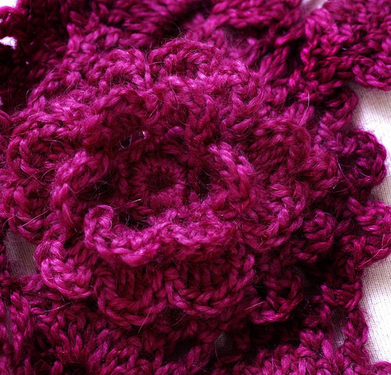 QUEEN ANNE's Lace Scarf Pattern PDF image 2