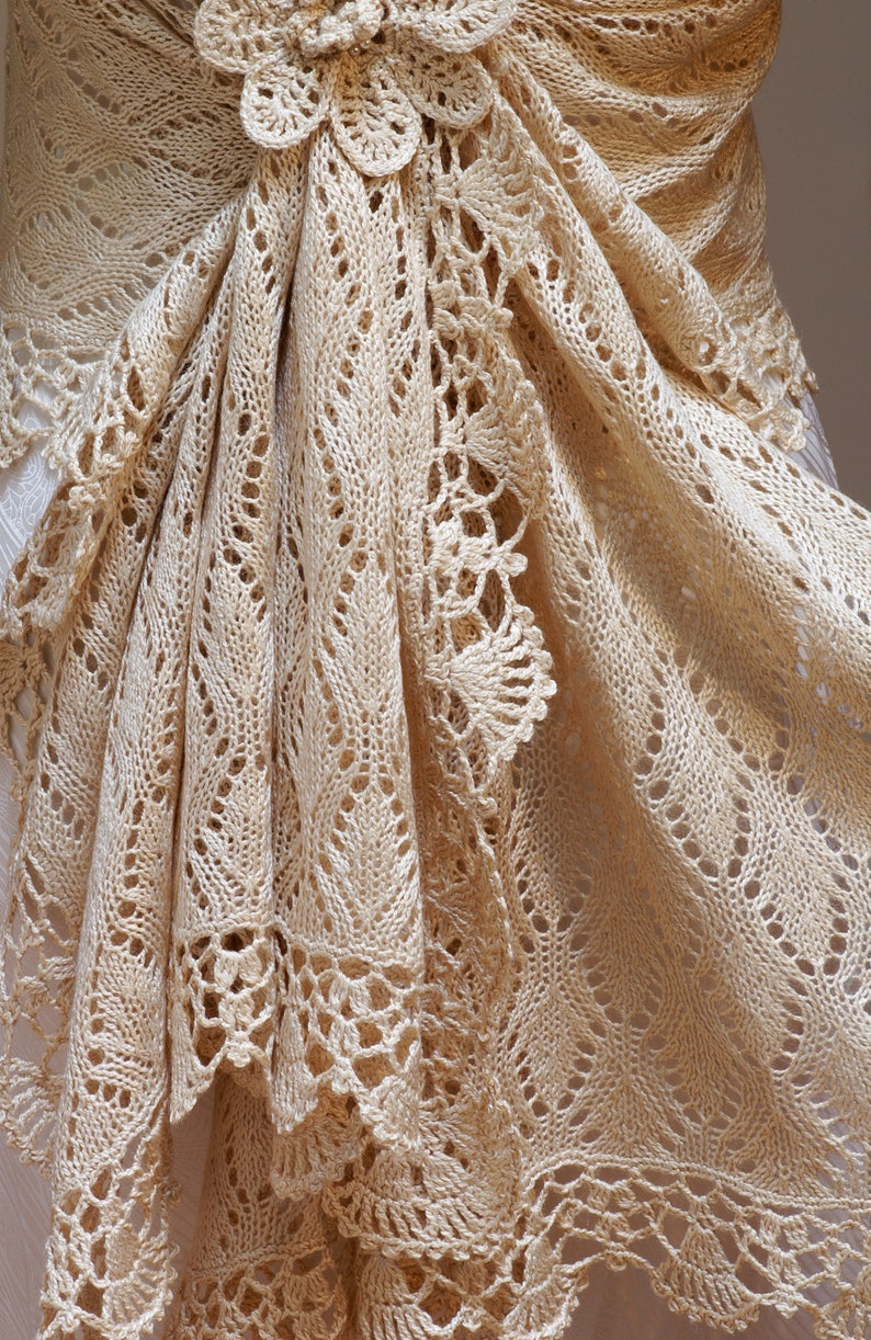 VICTORIA Fine Art Lace Stole PDF Manual image 6