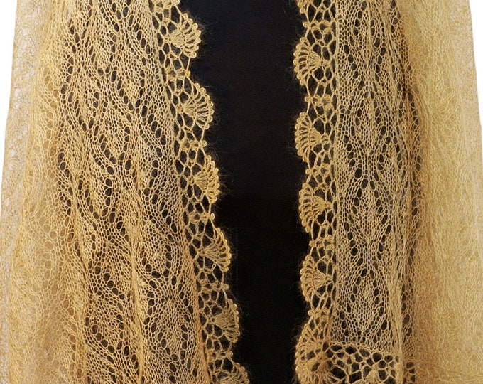 MARIE Fine Art Lace Stole (PDF) Pattern