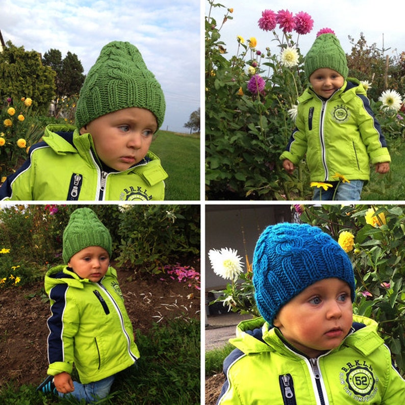 JULIEN mini Kids Spike Cable Hat PDF Manual image 4