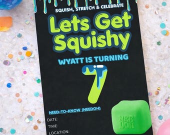 Needoh Squishy Boys Invitation