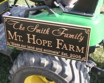 Wedding Gift; Personalized Harvest Farmhouse Sign; Custom Cornucopia Kitchen Plaque; Family Established Decor; Modern Ranch Wall Art; FA-B