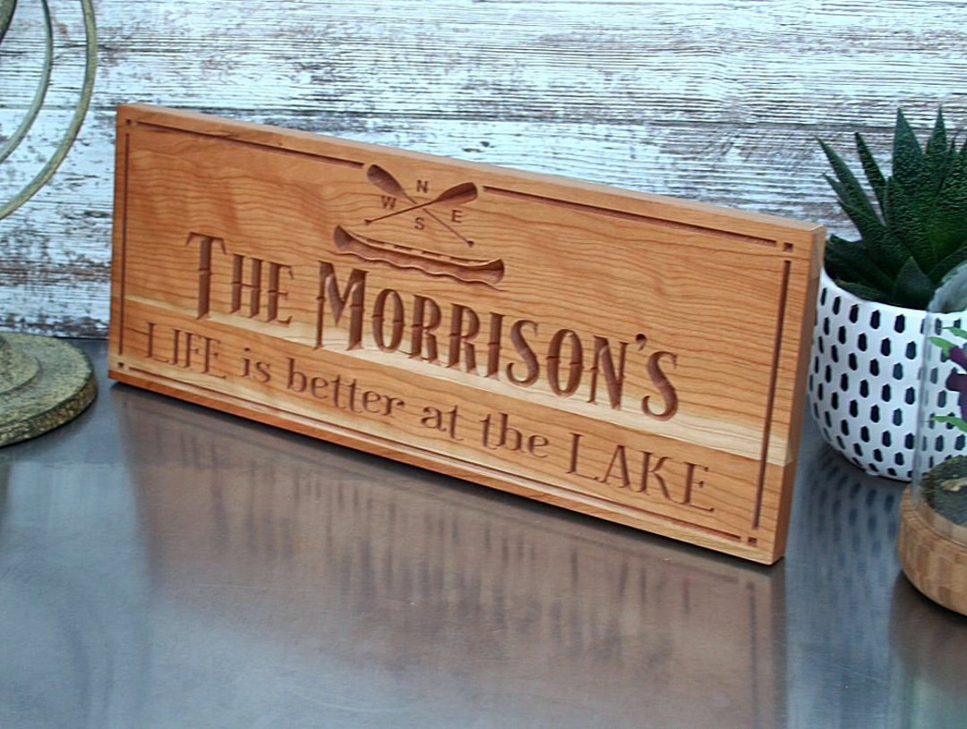 Sign for Lake House Cabin Sign Lakehouse Sign Lodge Decor - Etsy