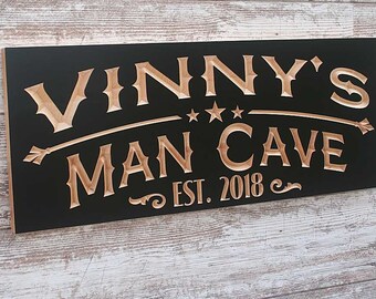 Garage Gift; Custom Workshop Decor; Carved Wooden Man Cave; Full Throttle Fathers Day Present; Personalized Automotive Gearhead; CA-B