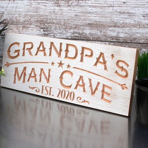 Signo de cueva de hombre personalizado signo de cueva de Guy | Etsy