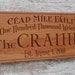 see more listings in the Family Name Signs section