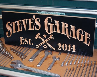 Garage Sign Man Cave Door Sign Guy Gift Guy Cave Sign Carved Wooden Sign Little Man Cave Sign Benchmark Signs DS-B