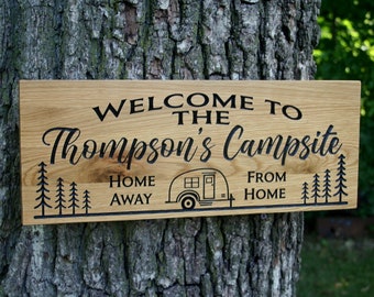 Outdoor Personalized Rustic Sign Transform Your Cabin Campsite With An Outdoor Wood Sign Welcome Sign Wood Wall Address Deer Trees; CK9-E