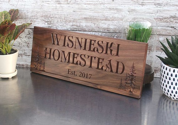 Custom Bateau /& canots Lake House Sign-rustique fait main en bois signe ENS1001137