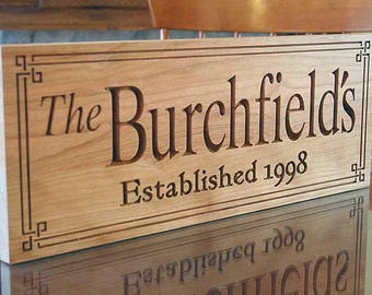 Personalized Family Sign Custom Wedding Gift 50th Anniversary Gift For Parents Personalized Family Name Sign Wooden Sign BB-C