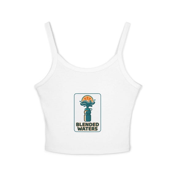 Blended Waters Tap Logo Tank Top | Thank You script back