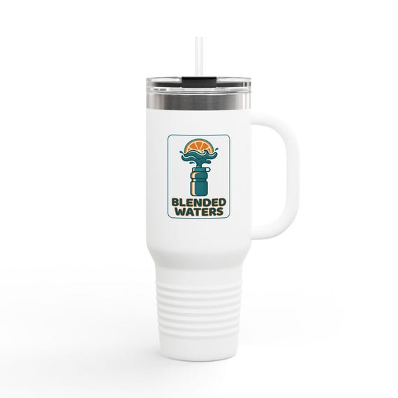 Blended Waters logo Travel Mug | 40oz Insulated Tumbler