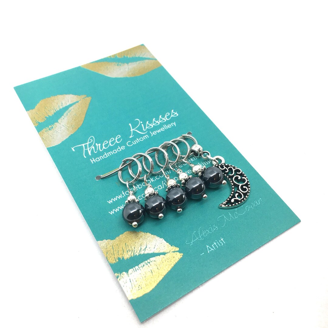 Stitch Markers Crochet Markers Knitting Markers Moon Stitch Etsy