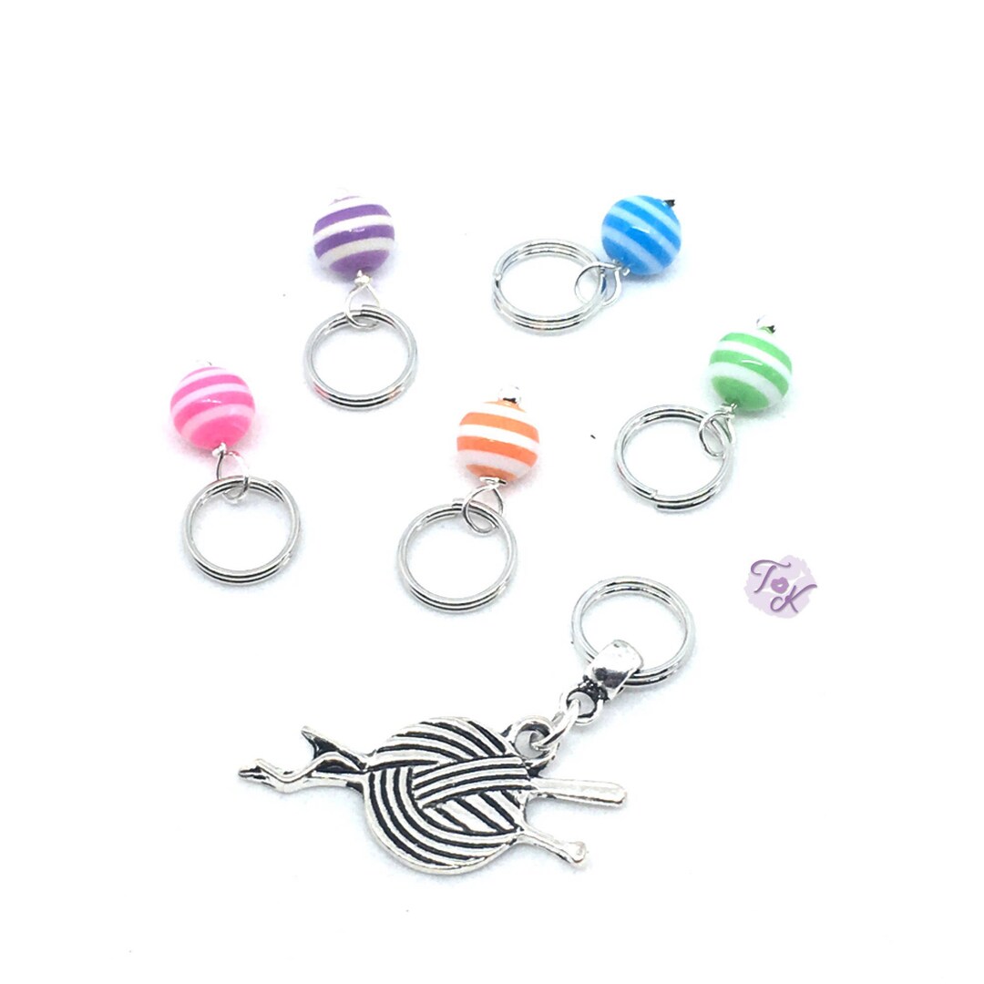 Stitch Markers Crochet Markers Knitting Markers Yarn Ball Etsy