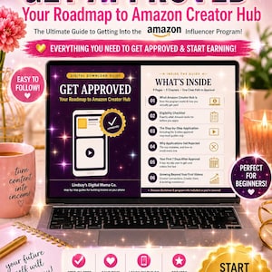 Amazon Creator Hub Guide, How to Get Approved for Amazon Influencer Program, Make Money on Amazon with Your Phone, Digital Download