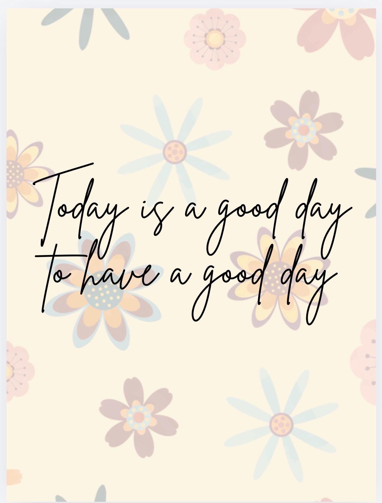 Positive Floral Quote Print | Inspirational Wall Art (digital Download ...