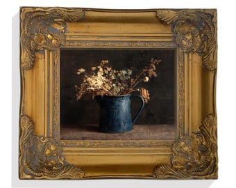 3*5様 アンティーク　木製金彩　額縁入り　絵画、旗を持つ貴公子(?) 3*5様 アンティーク 木製金彩 額縁入り 絵画、旗を持つ貴公子(?) 民衆