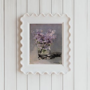 Lilacs Art Print Lilac Flower Prints Floral Wall Art Spring Botanical Print Floral Oil Painting Antique Purple Flowers Vintage Art Printable