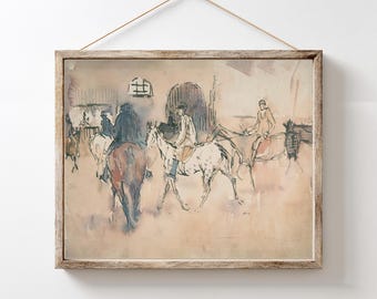 Vintage Pferd Kunstdruck, Reiter Wandkunst, Englische Pferdekunst, Pferde Kunstdruck, Aquarellmalerei, Dekoration, digitale Kunst Download