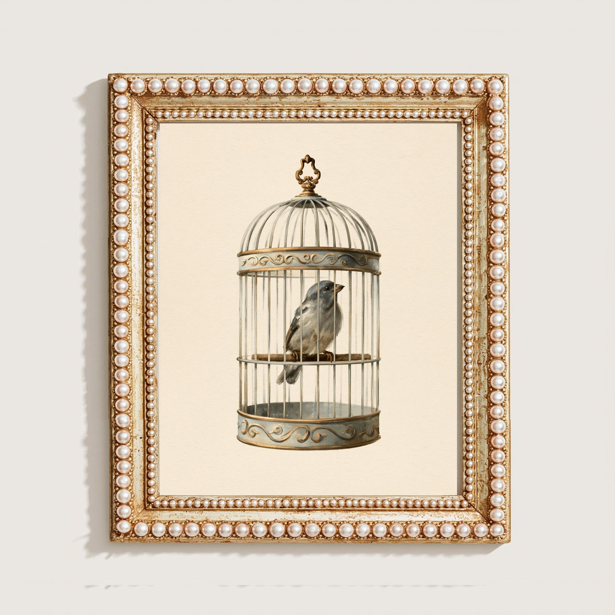 Antique French Bird Cage - Etsy