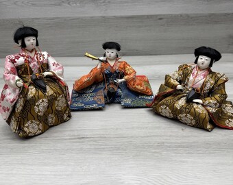 市松人形 日本製 ヴィンテージ ハンドメイド アートドール 胡粉と