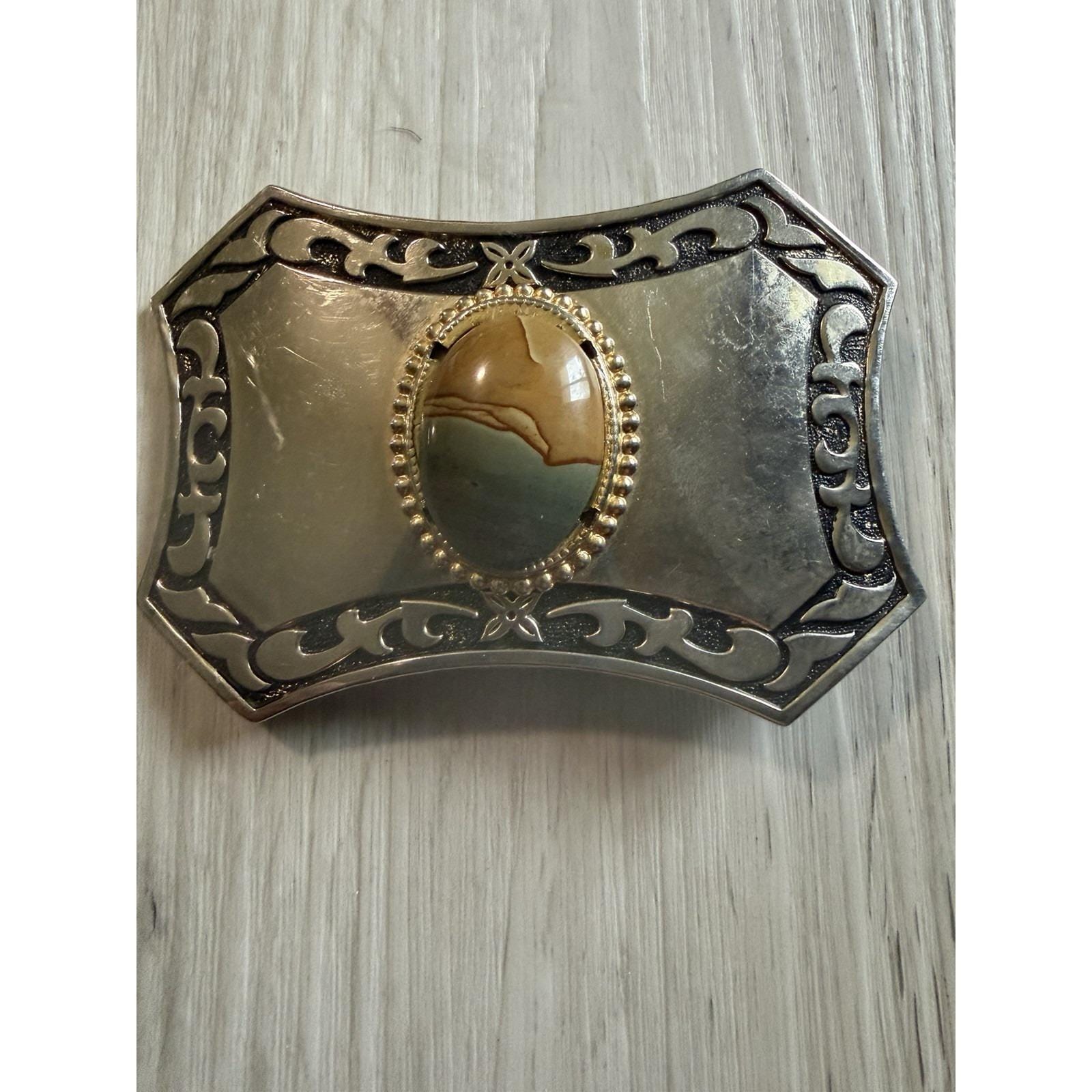 Jasper Belt Buckle - Etsy Canada display picture 1