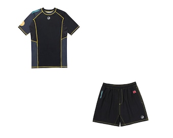 Conjunto de camiseta de compresión y pantalones cortos Shoyoroll Comp Standard 25.3 para BJJ sin kimono.