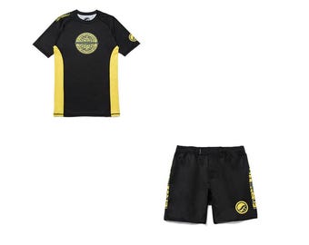 Shoyoroll Moon Rock Competitor Rash Guard and Shorts / Premium BJJ No-Gi Set