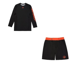 Conjunto de camiseta de protección y pantalones cortos Shoyoroll Ember / Equipamiento deportivo para BJJ