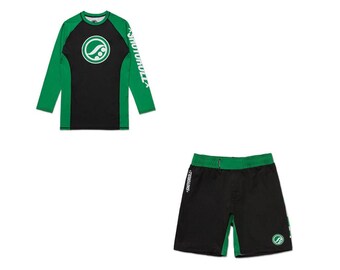 Shoyoroll Hunt Competitor Rash Guard and Shorts / Premium BJJ No-Gi Set