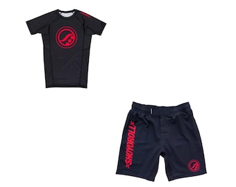 Conjunto de camiseta de compresión y pantalones cortos Shoyoroll Comp Standard XIX / Equipamiento para BJJ