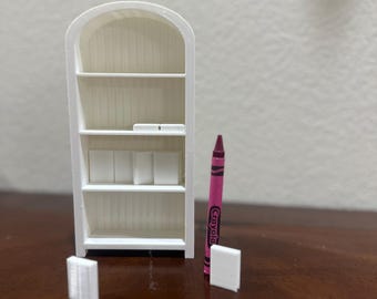 Miniature Bookshelf w/ 10 books