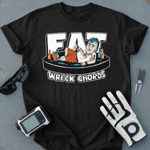 Fat Wreck Chords Punk Rock Skater T-Shirt, Music Fan Gift, Punk Band Merch, Alternative Streetwear Tee
