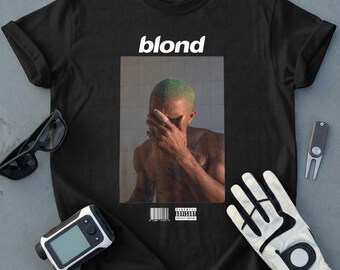 Camiseta com a capa do álbum Blonde do Frank Ocean | Camiseta icônica para fãs de R&B | Presente perfeito para amantes de música indie