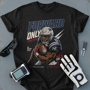 Treveyon Funny Only Running Back Art T-Shirt Football Fan Gift Player Style Retro Graphic Tee
