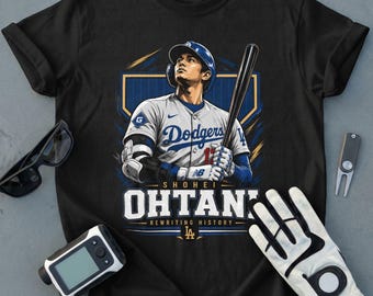 Shohei Ohtani Baseball Legend Fan Art Tee, Iconic Japan Superstar Graphic Style T-Shirt