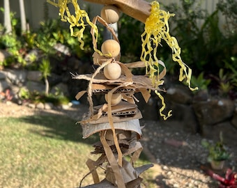 Small/Medium Parrot Natural Handmade Bird Toy