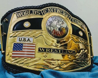 NWA Domed Globe Championship Title Belt -Limited Edition Collector's Item