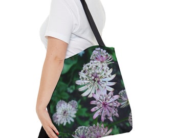 Floral Tote Bag: Astrantia